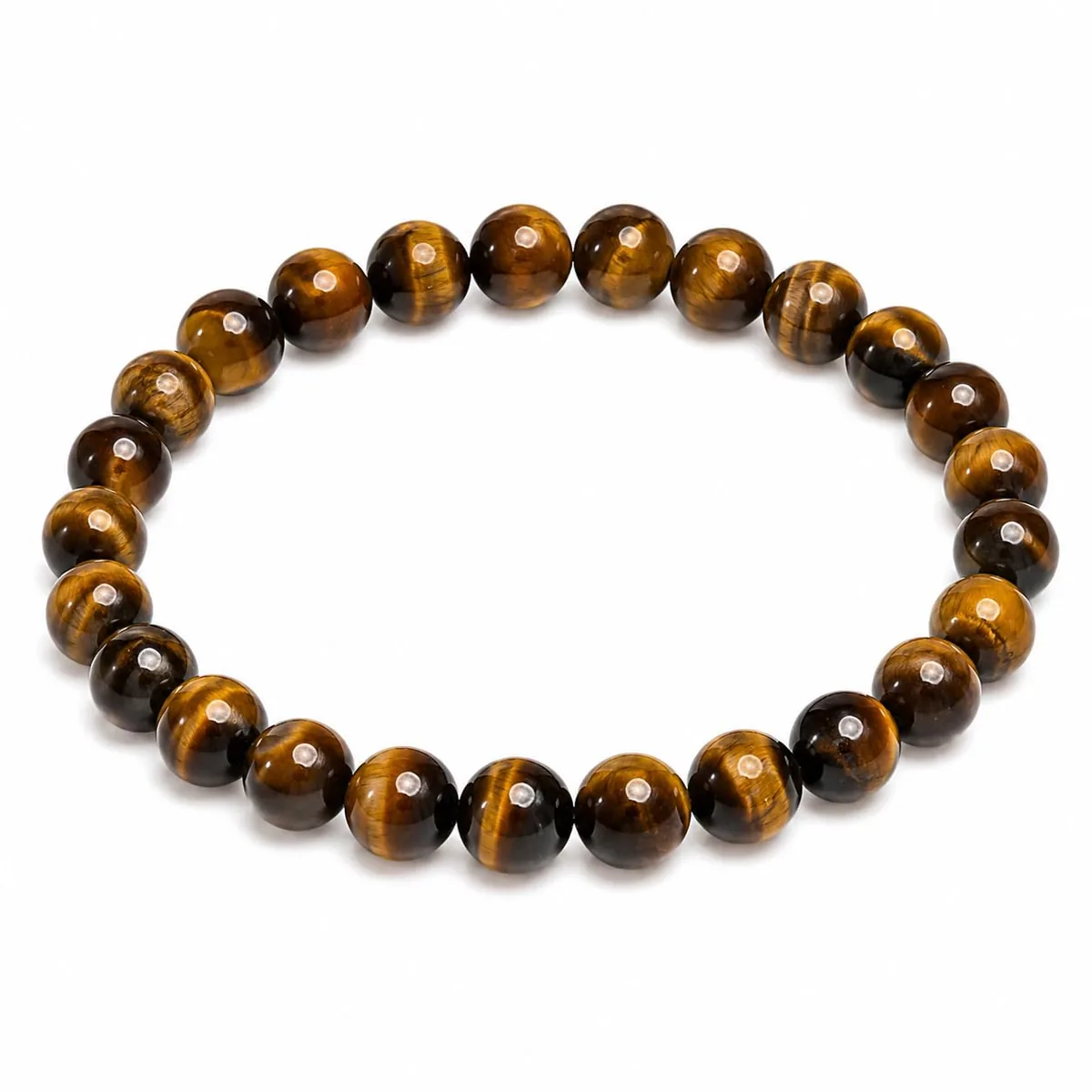 Bold Spirit Tiger Eye Natural Stone Bracelet