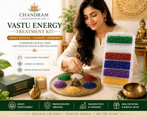 Vastu Energy Treatment Kit — 6 Natural Crystal Chips, 250 g Each — view 4